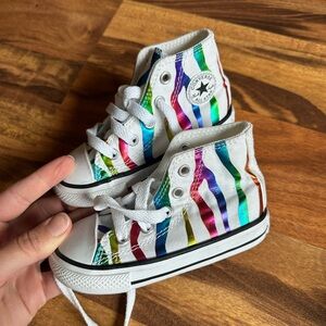 Toddler Girls High Top Converse Shoes
